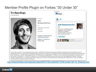 Member Profile Plugin on Forbes “30 Under 30”




 http://www.forbes.com/special-report/2011/30-under30-12/30-under-30-12_...