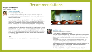 Recommendations
 