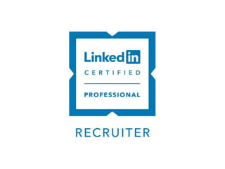 Linked in recruiter certified