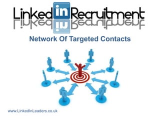 Network Of Targeted Contacts




www.LinkedInLeaders.co.uk
 