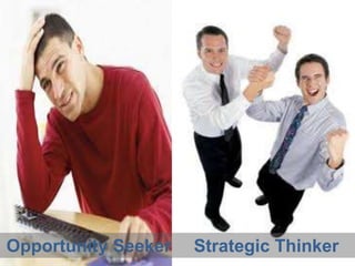 Opportunity Seeker   Strategic Thinker
 