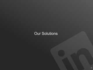 Our Solutions
20
 