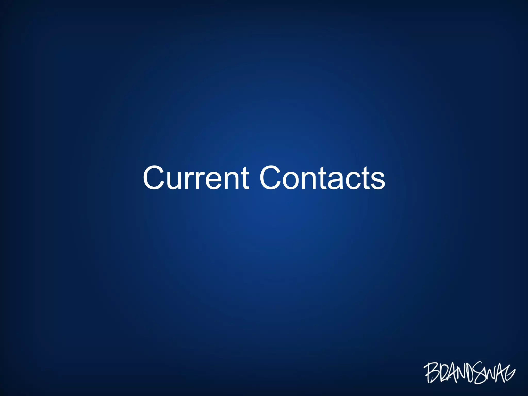 Current Contacts