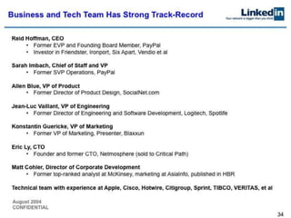 Linked in series b pitch