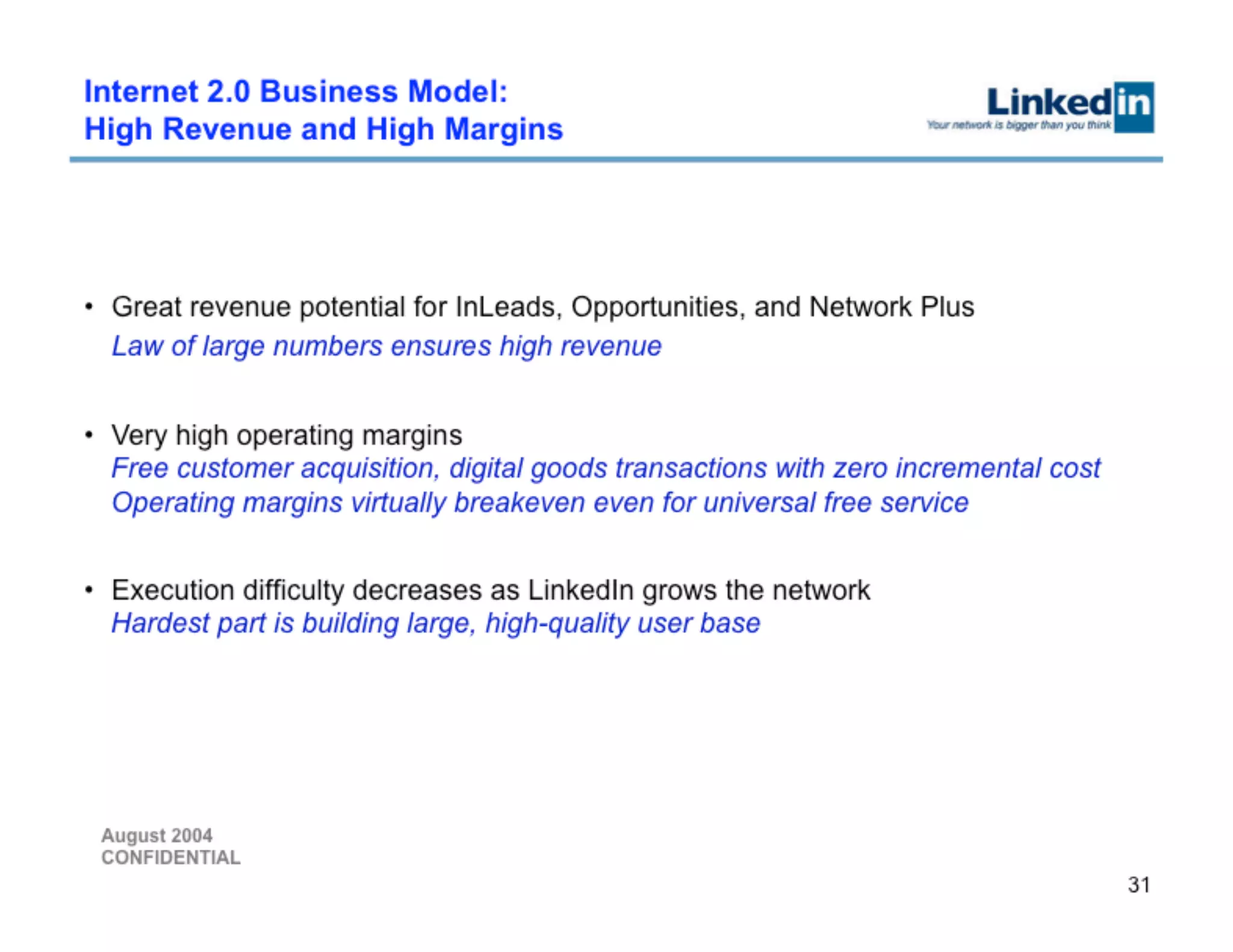 LinkedIn Pitch Deck - Series B