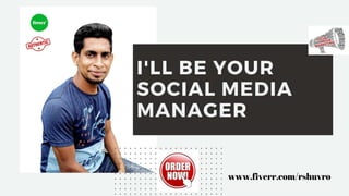 I'll be your Social Media Manager