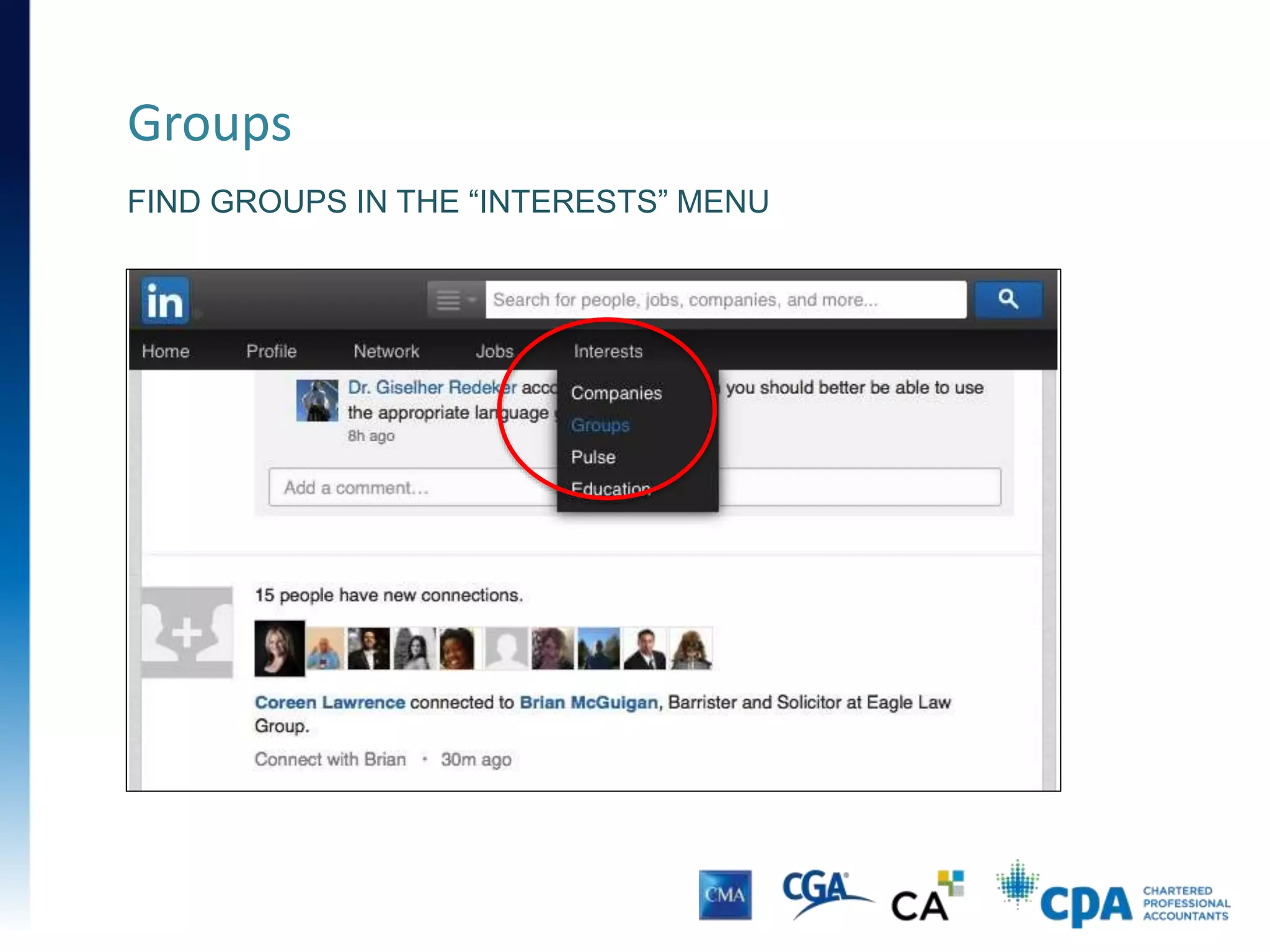 Connecting
• Android:
 