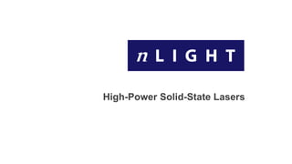 High-Power Solid-State Lasers 