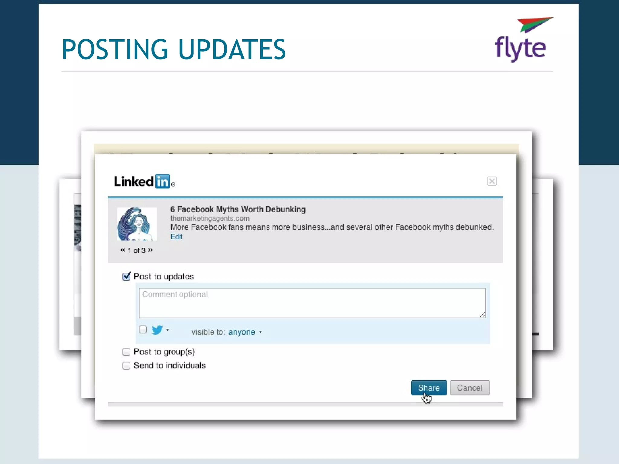 POSTING UPDATES
 