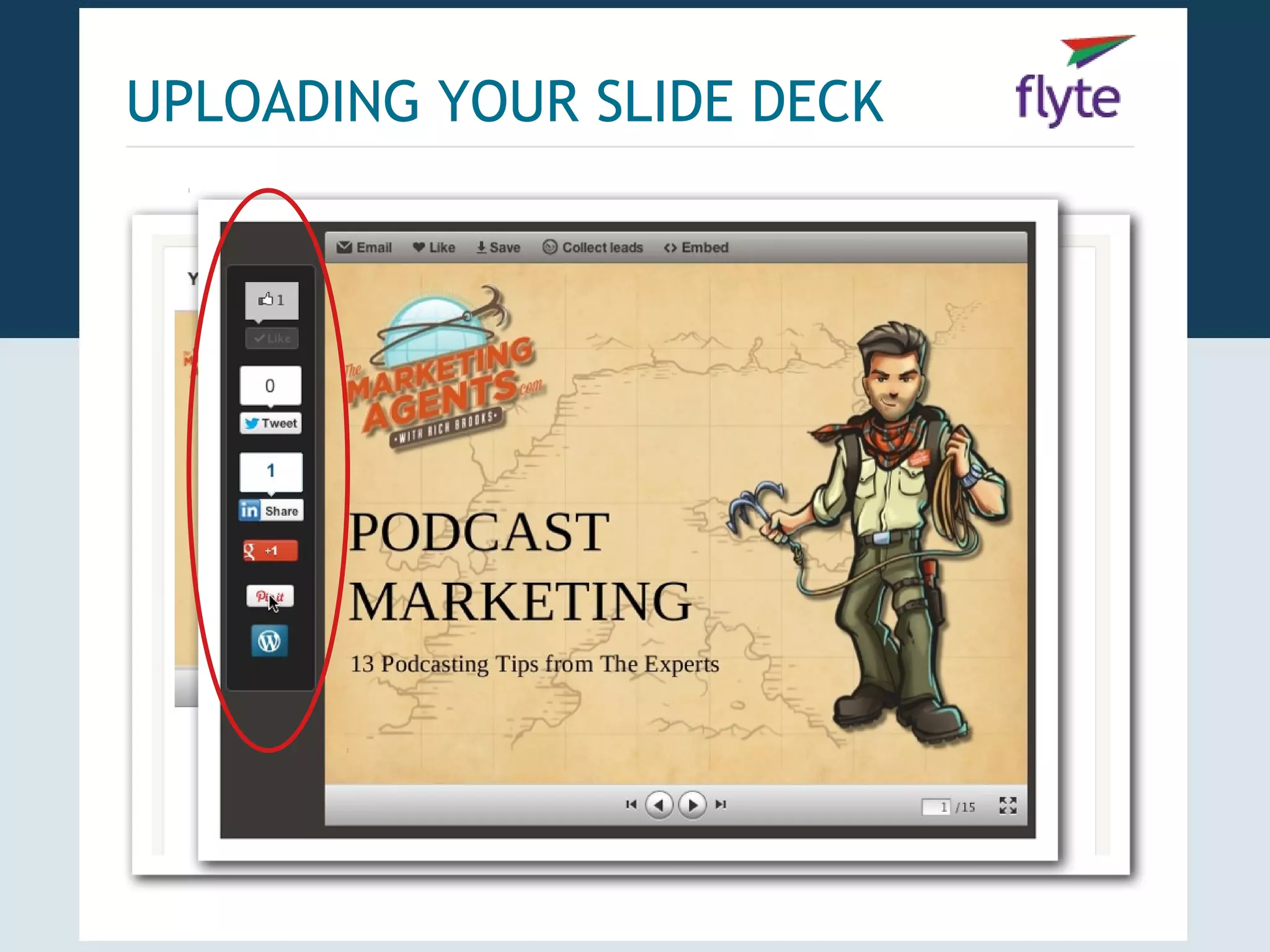 UPLOADING YOUR SLIDE DECK
 
