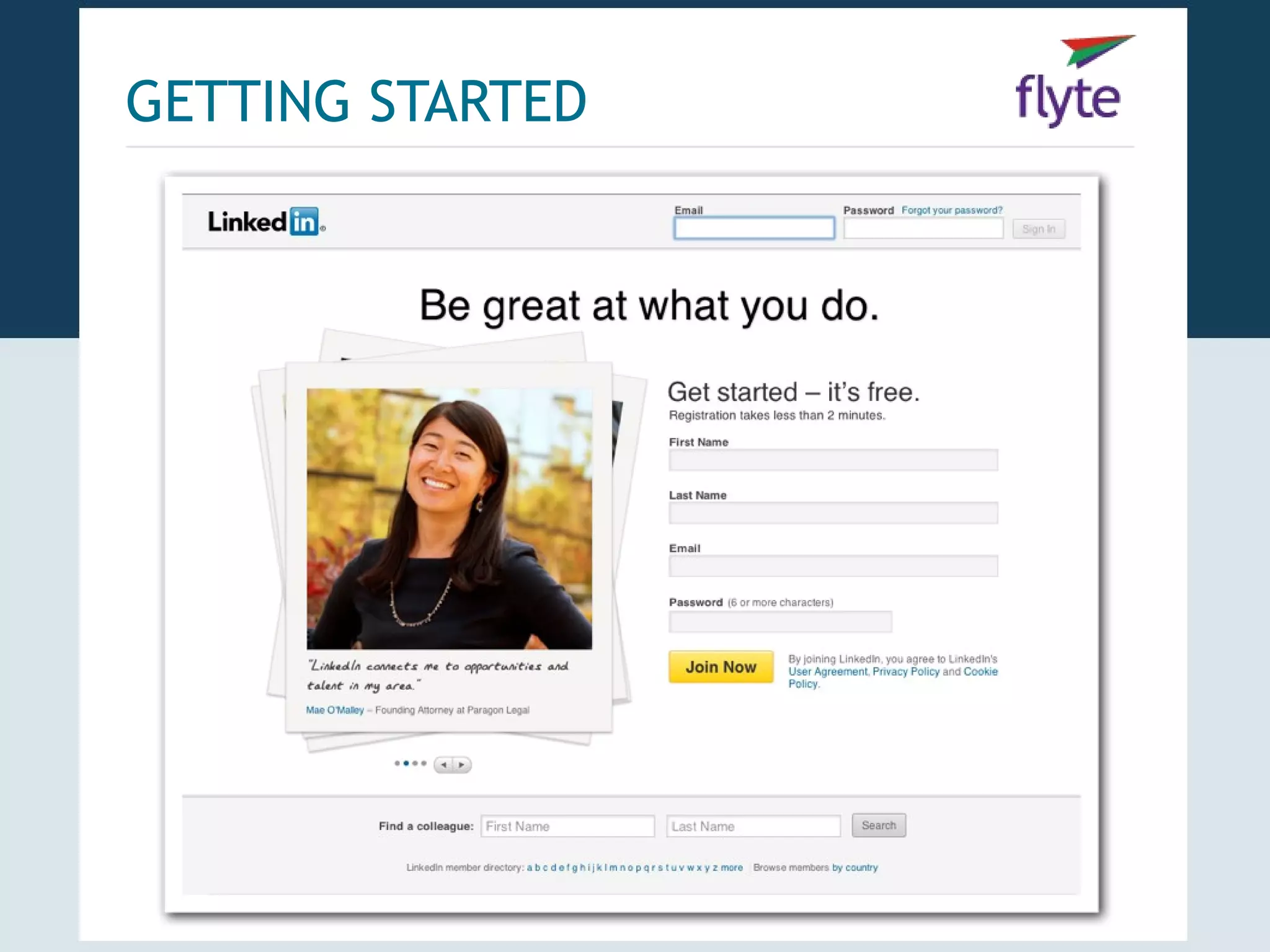 GETTING STARTED




          www.linkedin.com
 