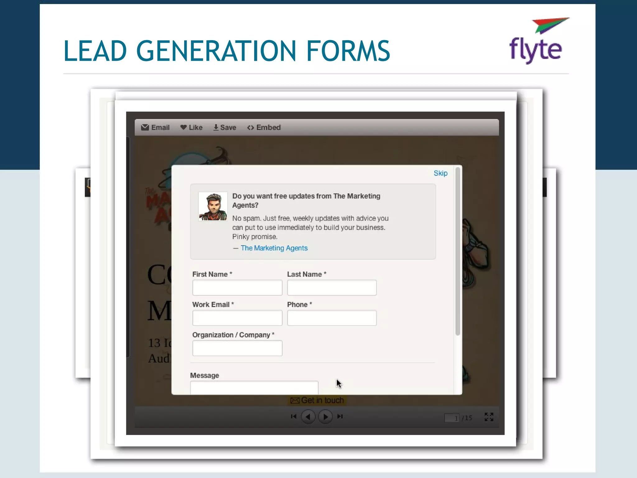 LEAD GENERATION FORMS
 