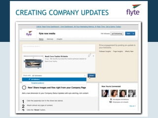 CREATING COMPANY UPDATES
 