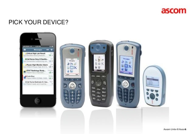What Ascom can do for you.....