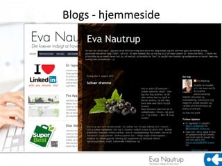 Blogs - hjemmeside
 