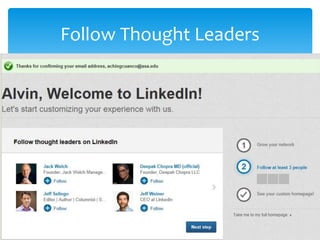 Follow Thought Leaders
 