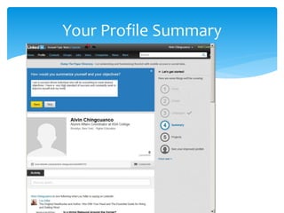Your Profile Summary
 