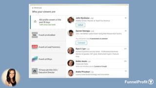LinkedIn Strategy - Profile Optimization | PPTX