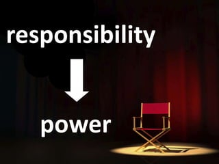 responsibility
power
 