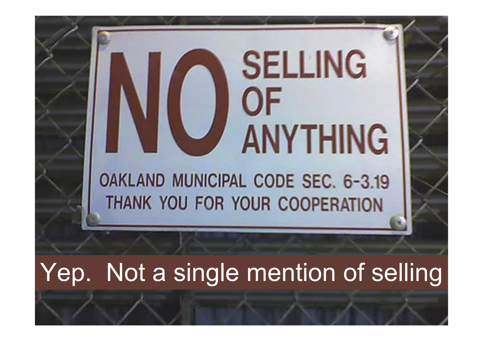 Yep. Not a single mention of selling
 