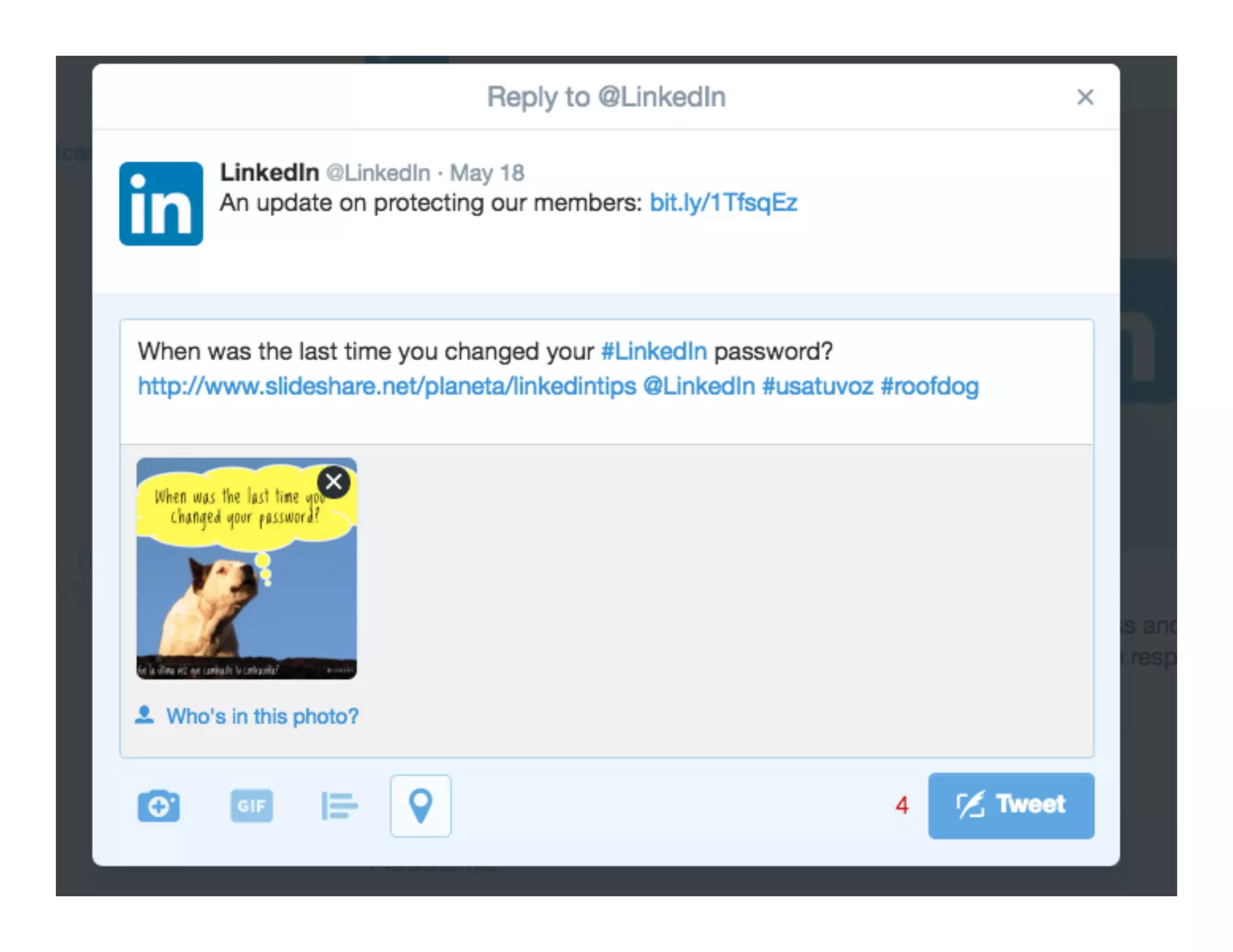When was the last time you
changed your password?
¿Cuándo fue la última vez que cambiaste tu contraseña? @ r o n m a d e r
 