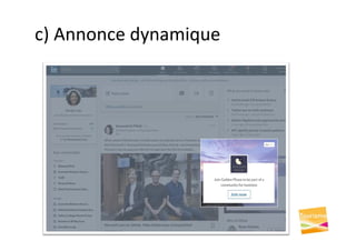 c) Annonce dynamique
 