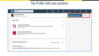 MyProfile:Addnewsections
 