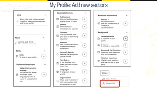 MyProfile:Addnewsections
 