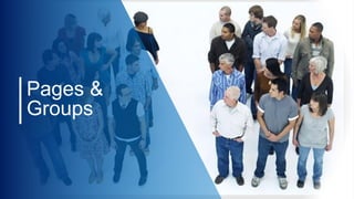 Pages &
Groups
 