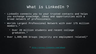Linkedin Training Basic | PPT