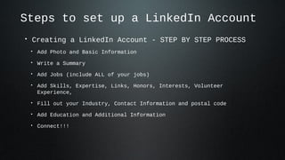 Linkedin Training Basic | PPT