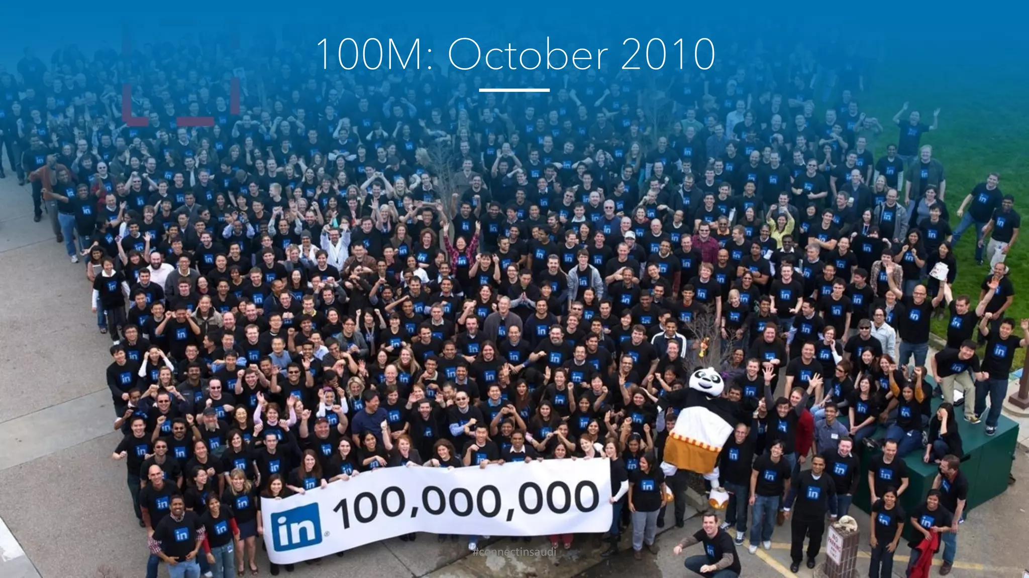 100M: October 2010
#connectinsaudi
 