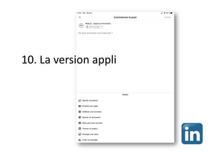 10. La version appli
 