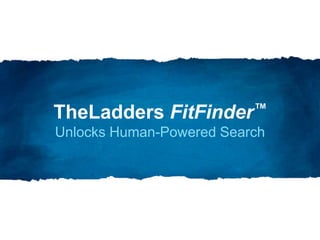 TheLaddersFitFinder™Unlocks Human-Powered Search