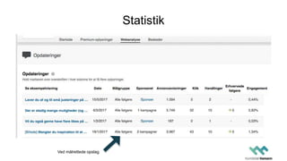 Statistik
Ved målrettede opslag
 