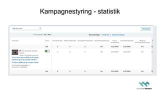 Kampagnestyring - statistik
 