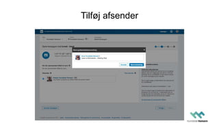 Tilføj afsender
 