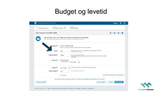 Budget og levetid
 