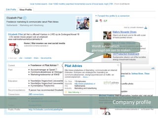 Company profile Wordt automatisch gevraagd om aan te maken 