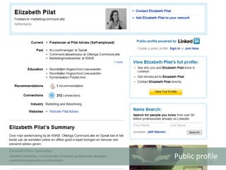 Public profile 