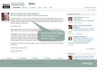 Groups Linken met andere leden om je netwerk uit te breiden  (LION’s) 