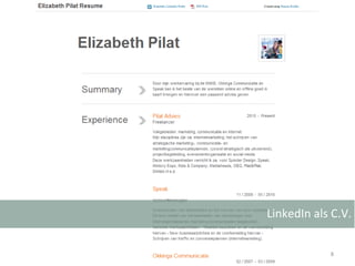 LinkedIn als C.V. 