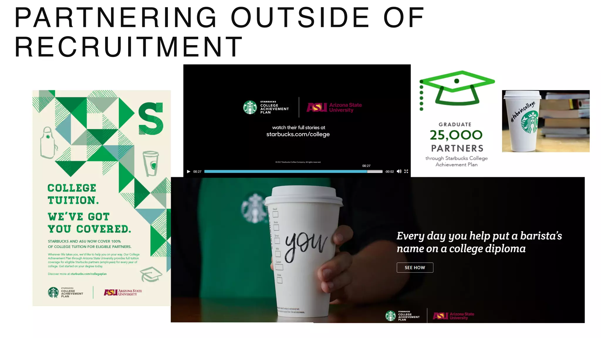 PARTNERING OUTSIDE OF
RECRUITMENT
 