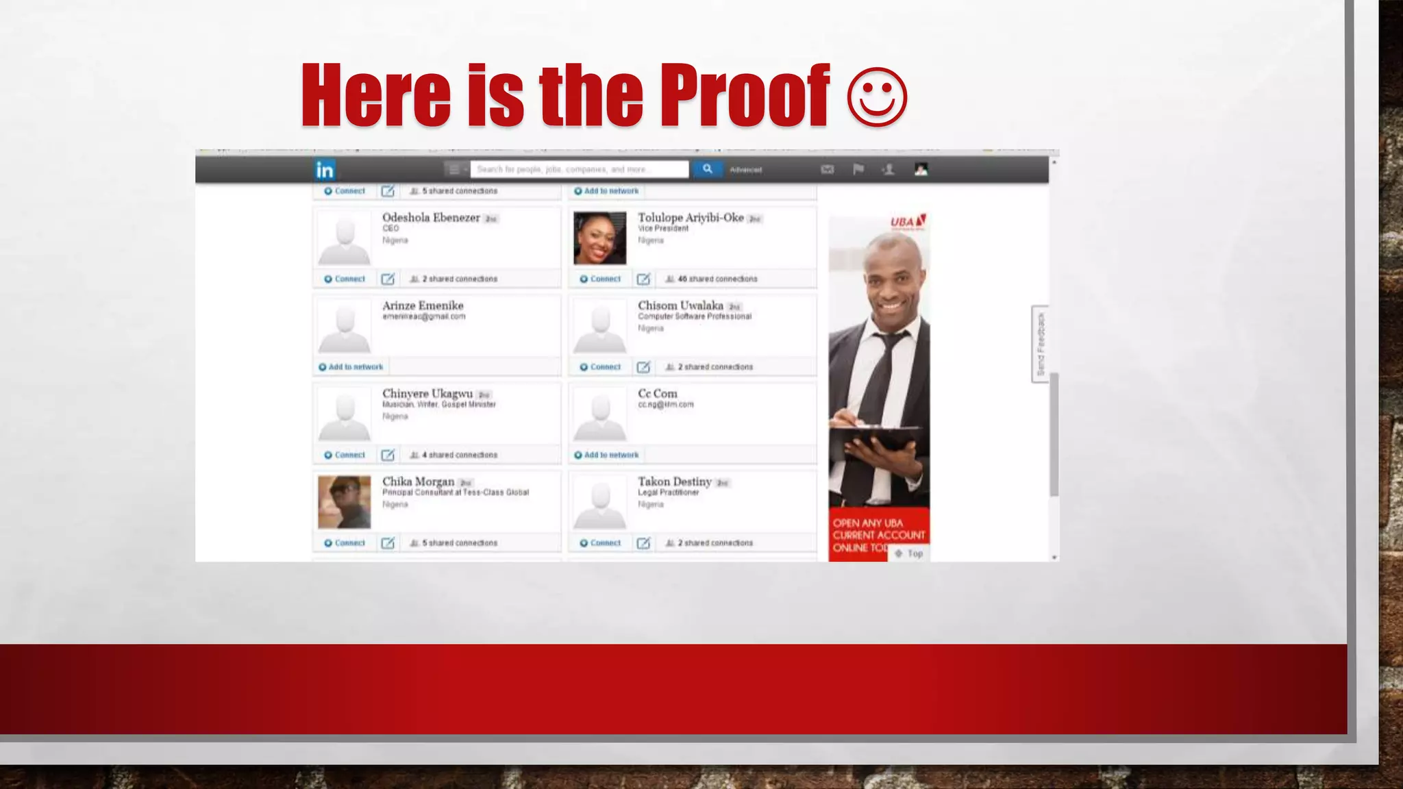 Here is the Proof 
 