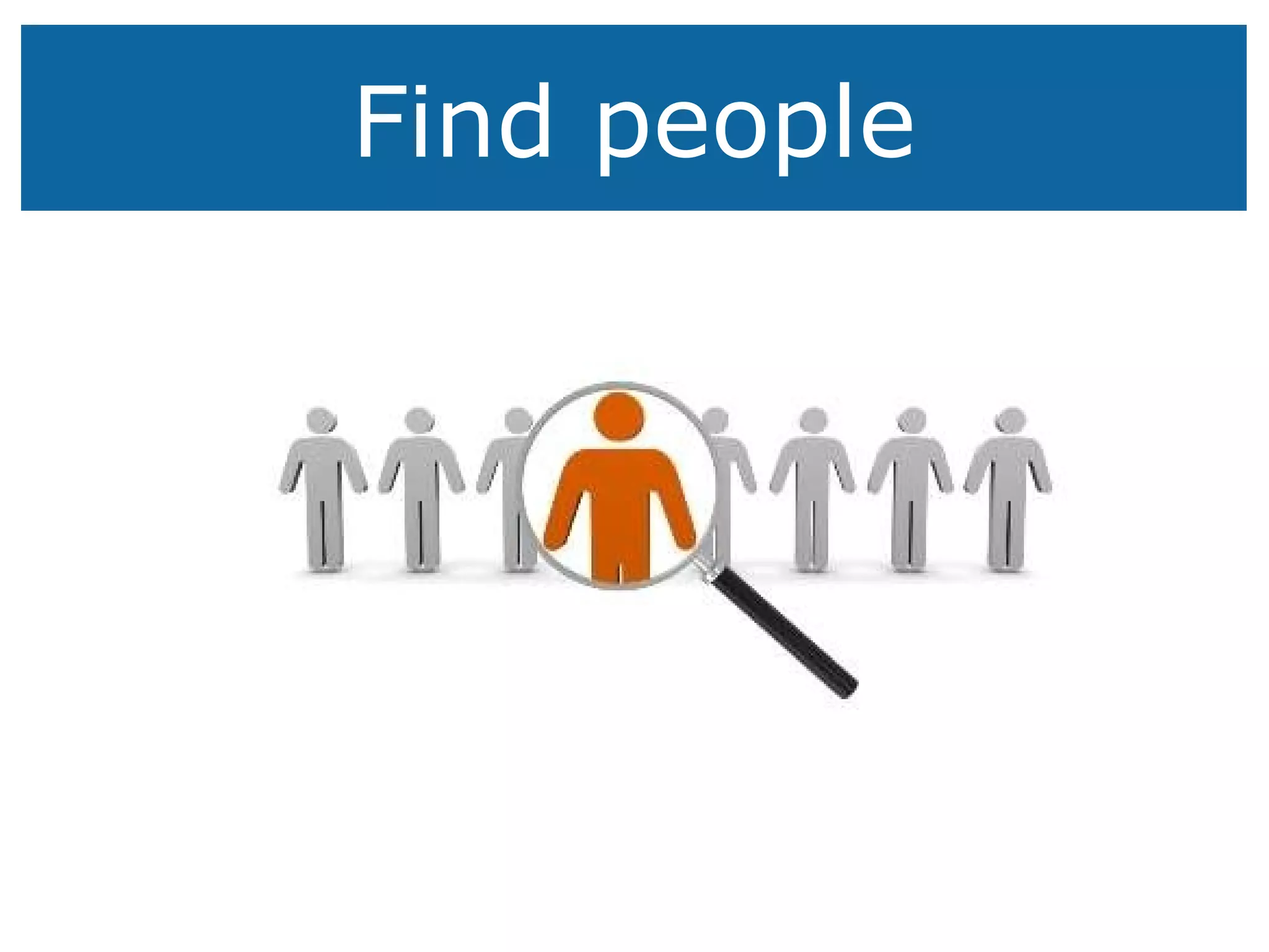 Find people 