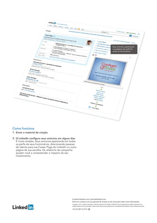 LinkedIn Anuncios de Recrutamento WWUS - Brasil