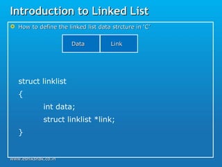 Linked list | PPT