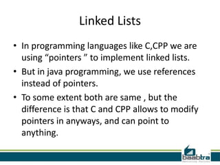 Linked list | PPTX
