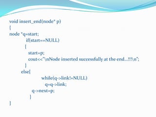 Linked list | PPT
