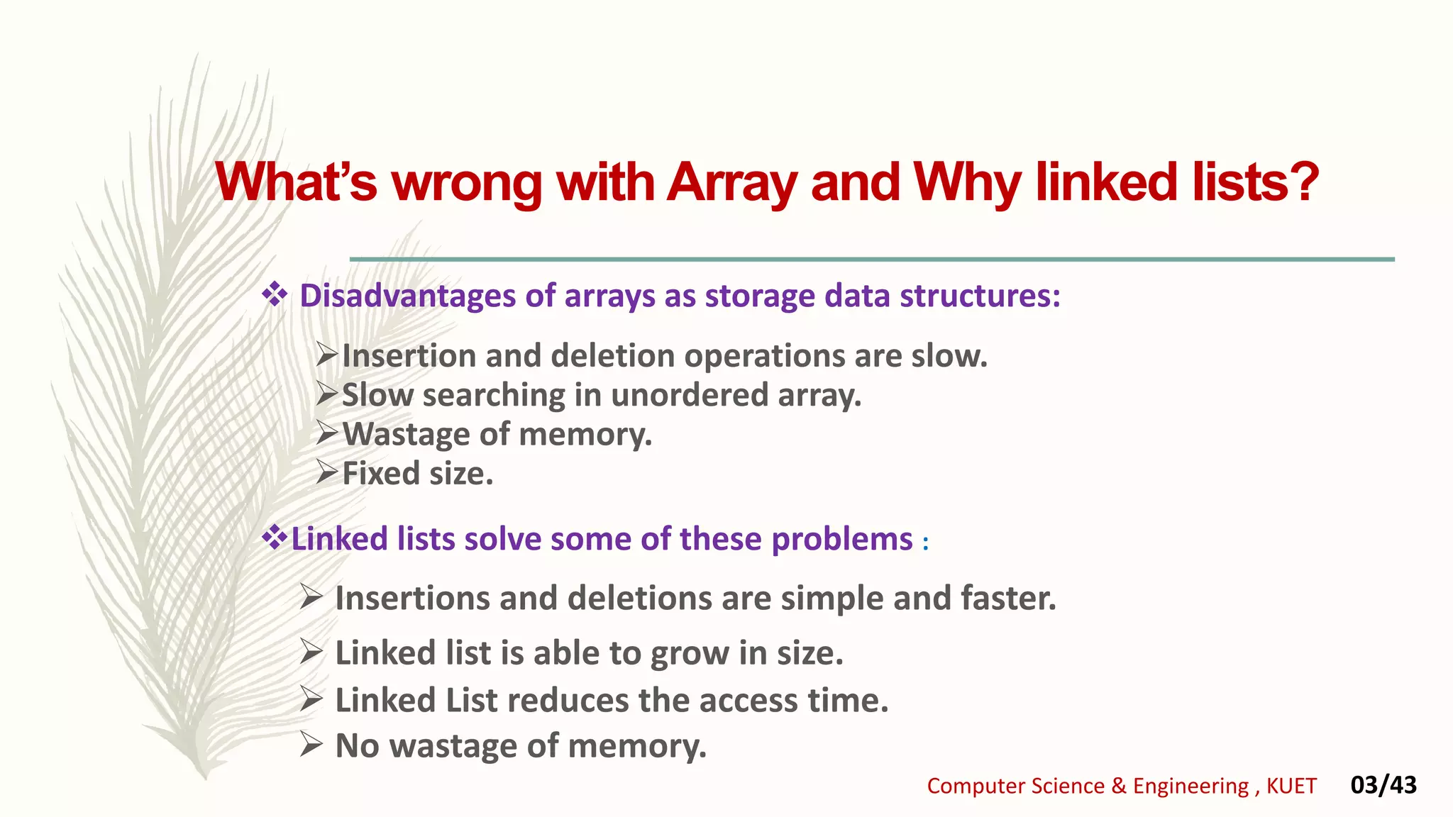 Singly circular linked list pptx